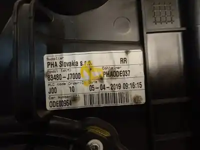 Second-hand car spare part rear right window regulator for kia ceed drive oem iam references 83460j7000  