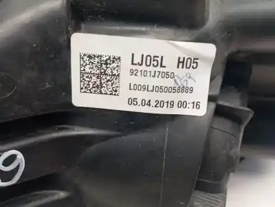 Second-hand car spare part left headlight for kia ceed drive oem iam references 92101j7050  