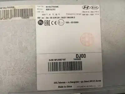 Second-hand car spare part multifunction display for kia ceed drive oem iam references 96160j7000wk  