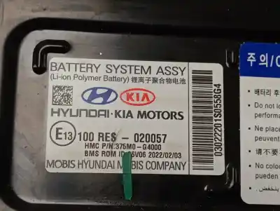 Second-hand car spare part battery for kia ceed concept oem iam references 375m0g4000  