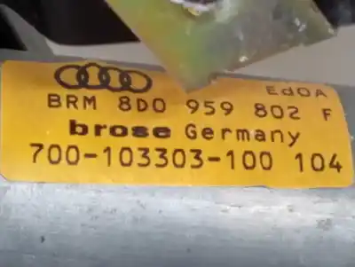 Автозапчастина б/у регулятор переднього правого скла для audi a4 berlina (b5) 1.9 tdi посилання на oem iam 8d0959802f   Автозапчастина б/у регулятор переднього правого скла для audi a4 berlina (b5) 1.9 tdi посилання на oem iam 8d0959802f