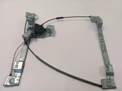 Second-hand car spare part passenger side right window regulator for renault kangoo ii (f/kw0) dynamique 106 cv / 78 kw oem iam references 128001182b