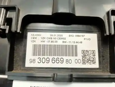 Peça sobressalente para automóvel em segunda mão quadrante por opel combo life elegance referências oem iam 9830966980  