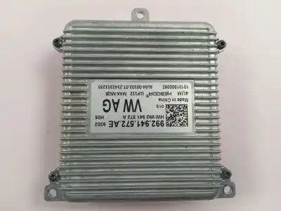 Peça sobressalente para automóvel em segunda mão balastro de xenon por volkswagen id.5 (e39) 220 kw 4motion gtx referências oem iam 992941572ae