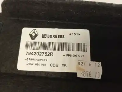 Автозапчастина б/у задній лоток для renault scenic iii bose edition посилання на oem iam 794202752r  
