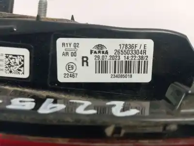 Автозапчасти б/у внутренний правый задний фонарь за renault clio v equilibre ссылки oem iam 265503304r  