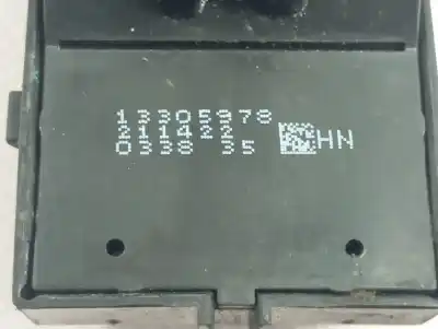 Second-hand car spare part left front power window switch for opel meriva b monospace (s10) 1.4 (75) oem iam references 13305978  