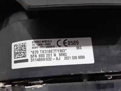 Second-hand car spare part airbag kit for seat leon (kl1) reference oem iam references   