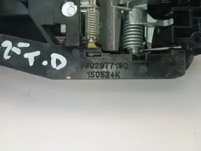 Автозапчастина б/у завнішня ручка задня права для opel corsa f hn05 посилання на oem iam 9802977180  