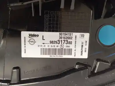 Second-hand car spare part left tailgate light for opel corsa f hn05 oem iam references 9829317380  