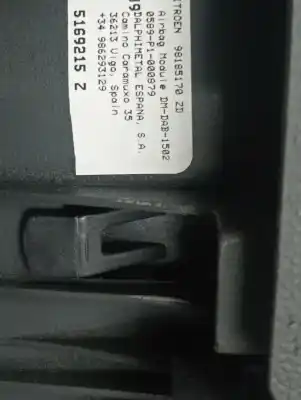 Автозапчасти б/у передняя левая подушка безопасности за citroen berlingo furgón yh01 75 kw ссылки oem iam 98185170zd  