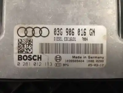 Second-hand car spare part ecu engine control for audi a4 b7 (8ec) 2.0 tdi 16v oem iam references 03g906016gn  