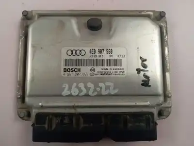 Автозапчастина б/у ЕБУ КОНТРОЛЕР ДВИГУНА для AUDI A8 (4E)  Посилання на OEM IAM 4E0907560  