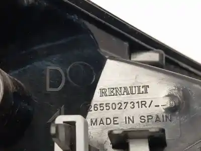 Second-hand car spare part right tailgate light for renault captur adventure oem iam references 265502731r  