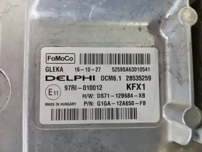 Second-hand car spare part ecu engine control for ford s-max titanium 4x4 oem iam references ds7112b684xb  