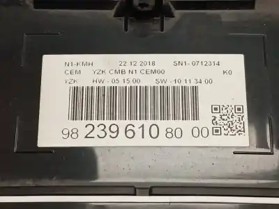 Автозапчастина б/у панель інструментів для citroen jumpy fugón confort m посилання на oem iam 9823961080  