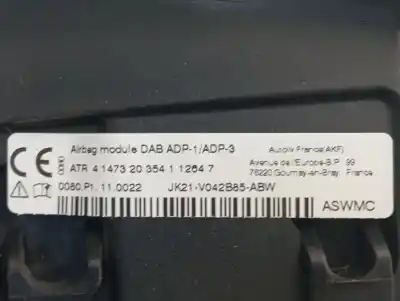 Автозапчастина б/у передня ліва подушка безопасности для ford transit custom furgón (ttf) drff посилання на oem iam jk21v042b85abw  