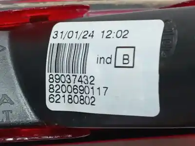 Second-hand car spare part central brake light for renault express advance oem iam references 89037432  