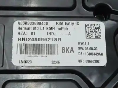 Second-hand car spare part dashboard for renault express advance oem iam references 248096218r  