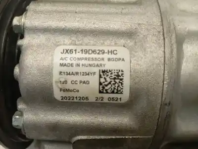 Second-hand car spare part air conditioning compressor for ford focus st-line oem iam references jx6119d629hc  