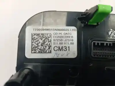 Peça sobressalente para automóvel em segunda mão comando de sofagem (chauffage / ar condicionado)  por kia ceed drive referências oem iam 97250j7310  