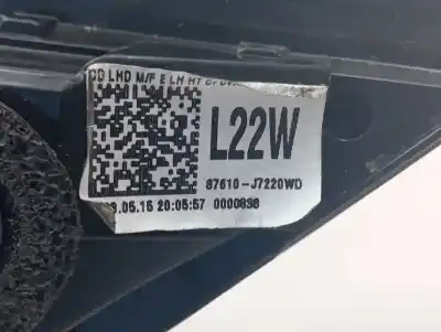 Peça sobressalente para automóvel em segunda mão espelho retrovisor esquerdo por kia ceed drive referências oem iam 87610j7220wd  