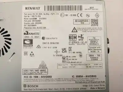 Автозапчастина б/у аудіо система / радіо cd для renault arkana (eu version) h5he4 посилання на oem iam 259258269r  
