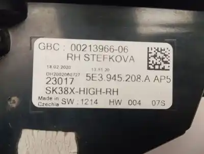 Автозапчастина б/у правий ліхтар для skoda octavia combi (nx5) dnpa посилання на oem iam 5e3945208a  
