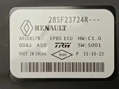 Автозапчастина б/у електронний модуль для renault arkana (eu version) h5he4 посилання на oem iam 285f23724r  