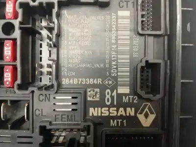 Second-hand car spare part fuse box unit for renault captur ii techno oem iam references 284b73384r  