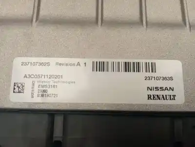 Second-hand car spare part ecu engine control for renault captur ii techno oem iam references 237107362s  