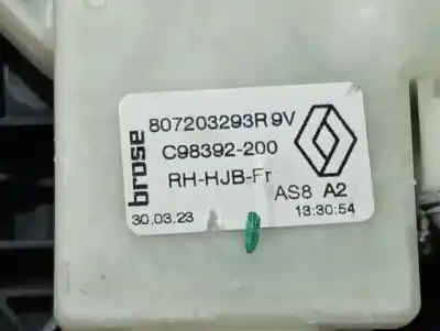 Автозапчастина б/у регулятор переднього правого скла для renault captur ii h5h e4 посилання на oem iam 807203293r  