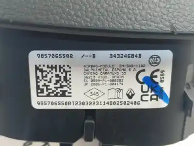 Автозапчастина б/у комплект подушки безпеки для renault captur ii h5h e4 посилання на oem iam 985706550r  