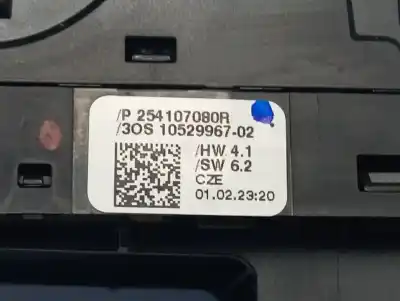 Second-hand car spare part left front power window switch for renault captur ii techno oem iam references 254107080r  