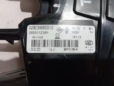 Автозапчасти б/у внутренний правый задний фонарь за renault captur ii h5h e4 ссылки oem iam 265501234r  