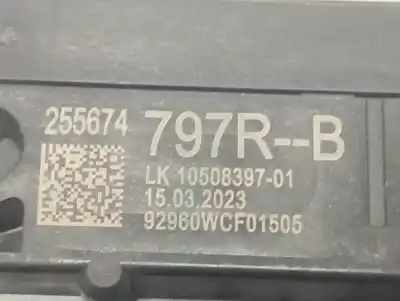 Second-hand car spare part headlights switch for renault captur ii techno oem iam references 255674797r  