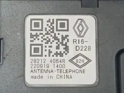 Second-hand car spare part antenna for renault captur ii techno oem iam references 282124064r  