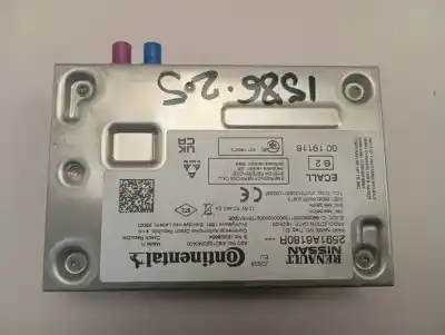Peça sobressalente para automóvel em segunda mão módulo eletrônico por renault captur ii techno referências oem iam 2591a6180r