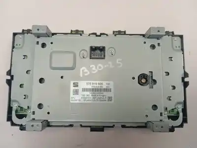 Peça sobressalente para automóvel em segunda mão display gps / multimídia por seat ateca (khp) dpca referências oem iam 575919606  