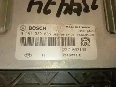 Second-hand car spare part ecu engine control for renault kangoo profesional oem iam references 237106319r  