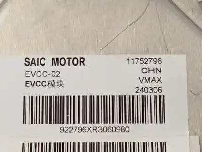Second-hand car spare part electronic module for mg 4 standard 170 cv / 125 kw oem iam references 11752796  