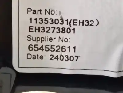 Second-hand car spare part multifunction display for mg 4 standard 170 cv / 125 kw oem iam references 11353031  