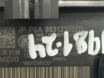 Pezzo di ricambio per auto di seconda mano anello airbag per citroen jumpy fugón control m riferimenti oem iam 98312393zd  