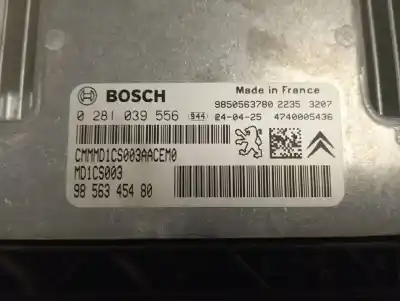 Second-hand car spare part ecu engine control for opel combo life basis oem iam references 9856345480  