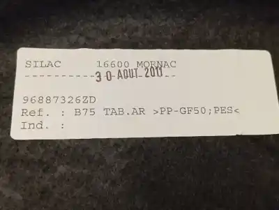Second-hand car spare part parcel shelf for citroen ds4 (nx_) 1.6 hdi 110 oem iam references 96887326zd  