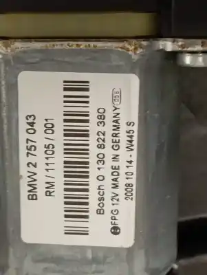 Second-hand car spare part driver left window regulator for bmw mini (r56) one oem iam references 0130822380  