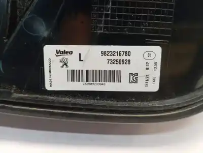 Second-hand car spare part left tailgate light for peugeot 208 (p2) active oem iam references 9823216780  