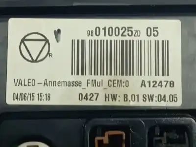 Pezzo di ricambio per auto di seconda mano display multifunzione per citroen c4 cactus feel fine riferimenti oem iam 98010025zd   Pezzo di ricambio per auto di seconda mano display multifunzione per citroen c4 cactus feel fine riferimenti oem iam 98010025zd
