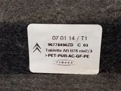 Pezzo di ricambio per auto di seconda mano vassoio posteriore per citroen c4 picasso/spacetourer 5f01 riferimenti oem iam 96778490zd  