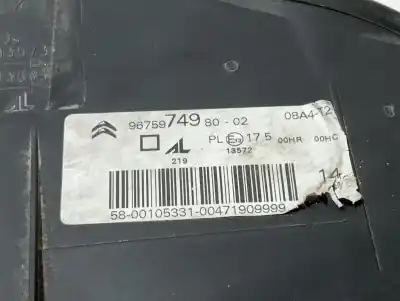 Peça sobressalente para automóvel em segunda mão farol / farolim esquerdo por citroen c4 picasso/spacetourer 5f01 referências oem iam 9675974980   Peça sobressalente para automóvel em segunda mão farol / farolim esquerdo por citroen c4 picasso/spacetourer 5f01 referências oem iam 9675974980